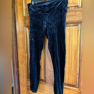 Athleta lack velvet elation tights large